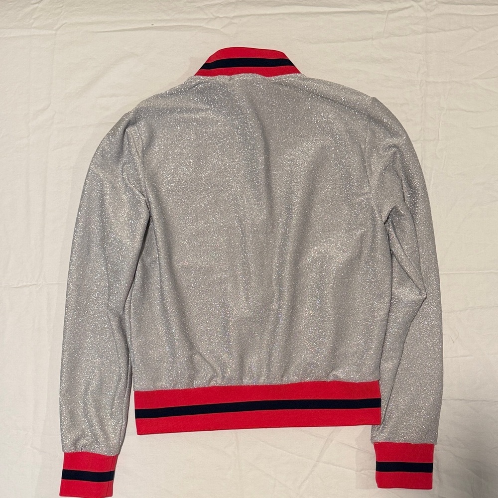 Fila Silver Jacket with Red and Black Trim - Picture 5 of 5